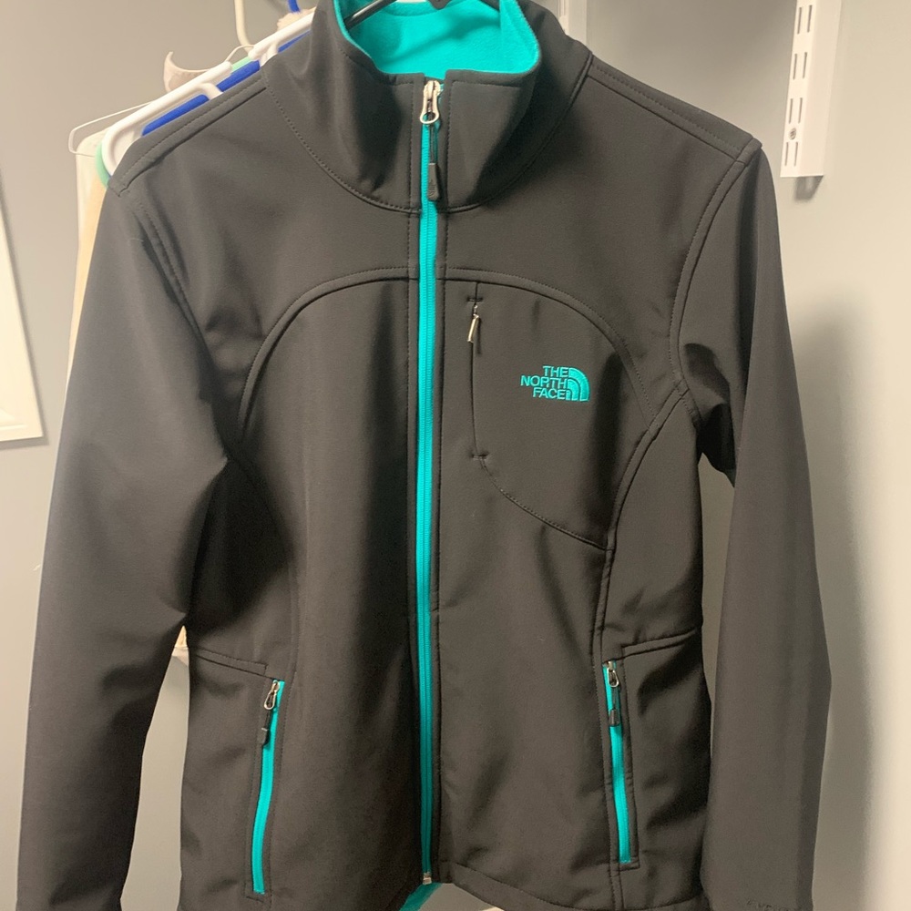 The North Face Women's Apex Bionic Jacket Large, TNF Black / Kokomo Green